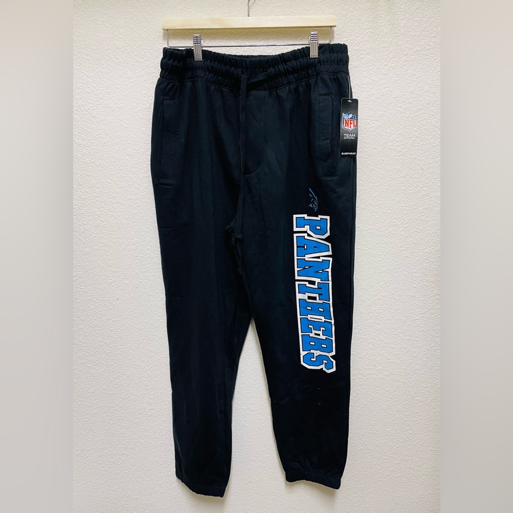 NFL TEAM Panthers Black Sweat Joggers Men’s Size L